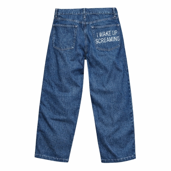 LOOSE FITS Los Angeles 5-Pocket Denim BAGGY JEANS Men's Large 37x40 - Picture 3 of 5